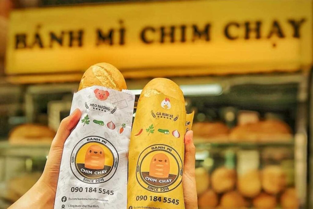 Bánh mì Chim Chạy Nguyễn Thị Minh Khai bao bì đẹp mắt