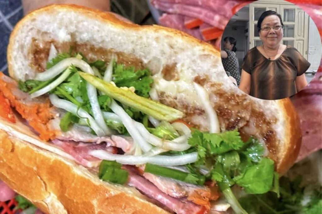 Bánh mì Cô Điệp Võ Thành Trang Tân Bình vỏ giòn rụm giá bình dân