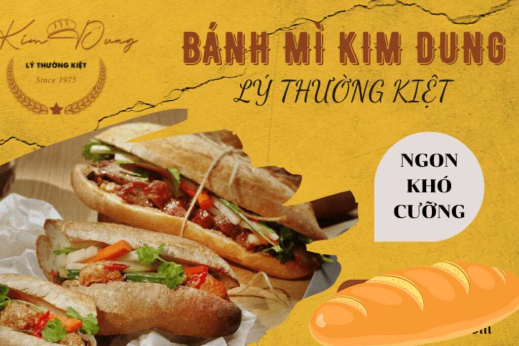 Bánh mì Kim Dung Lý Thường Kiệt Quận 10 nhân patê béo ngậy
